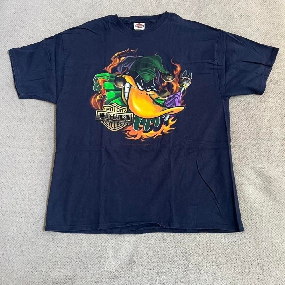 Vintage style Harley Davidson looney tunes tee Size XL